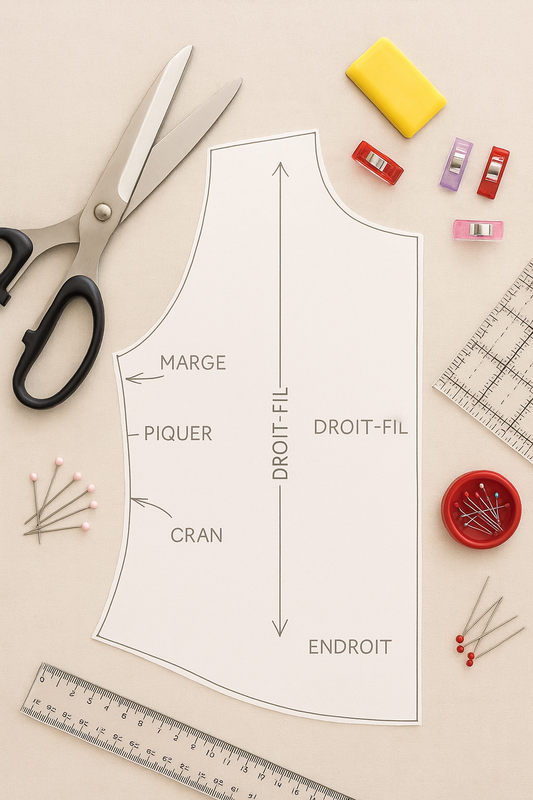 Comprendre le vocabulaire couture des patrons — Petit lexique pour débuter