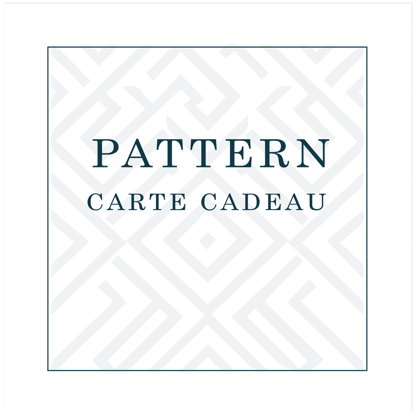 Carte cadeau Pattern Mood