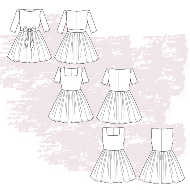 Patron robe enfant Tatiana - Robe de fête