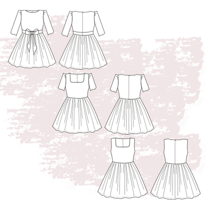 Patron robe enfant Tatiana - Robe de fête
