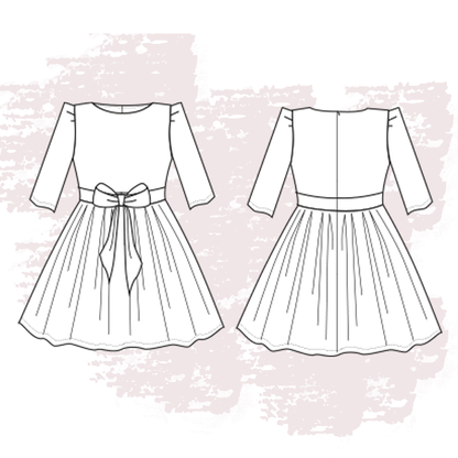 Patron robe enfant Tatiana - Robe de fête