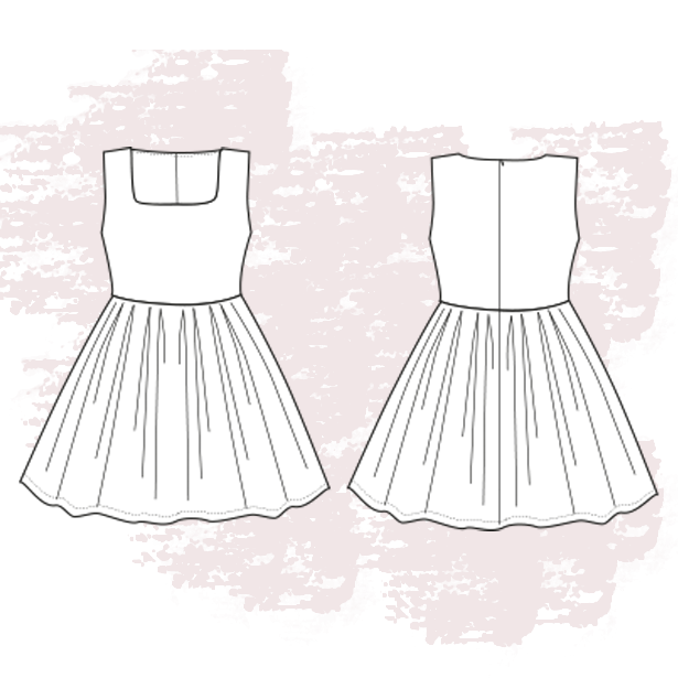 Patron robe enfant Tatiana - Robe de fête