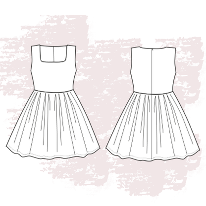 Patron robe enfant Tatiana - Robe de fête